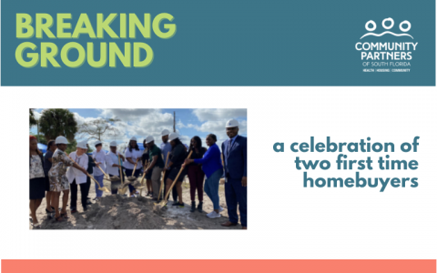 Breaking Ground: A celebration of two first time homebuyers